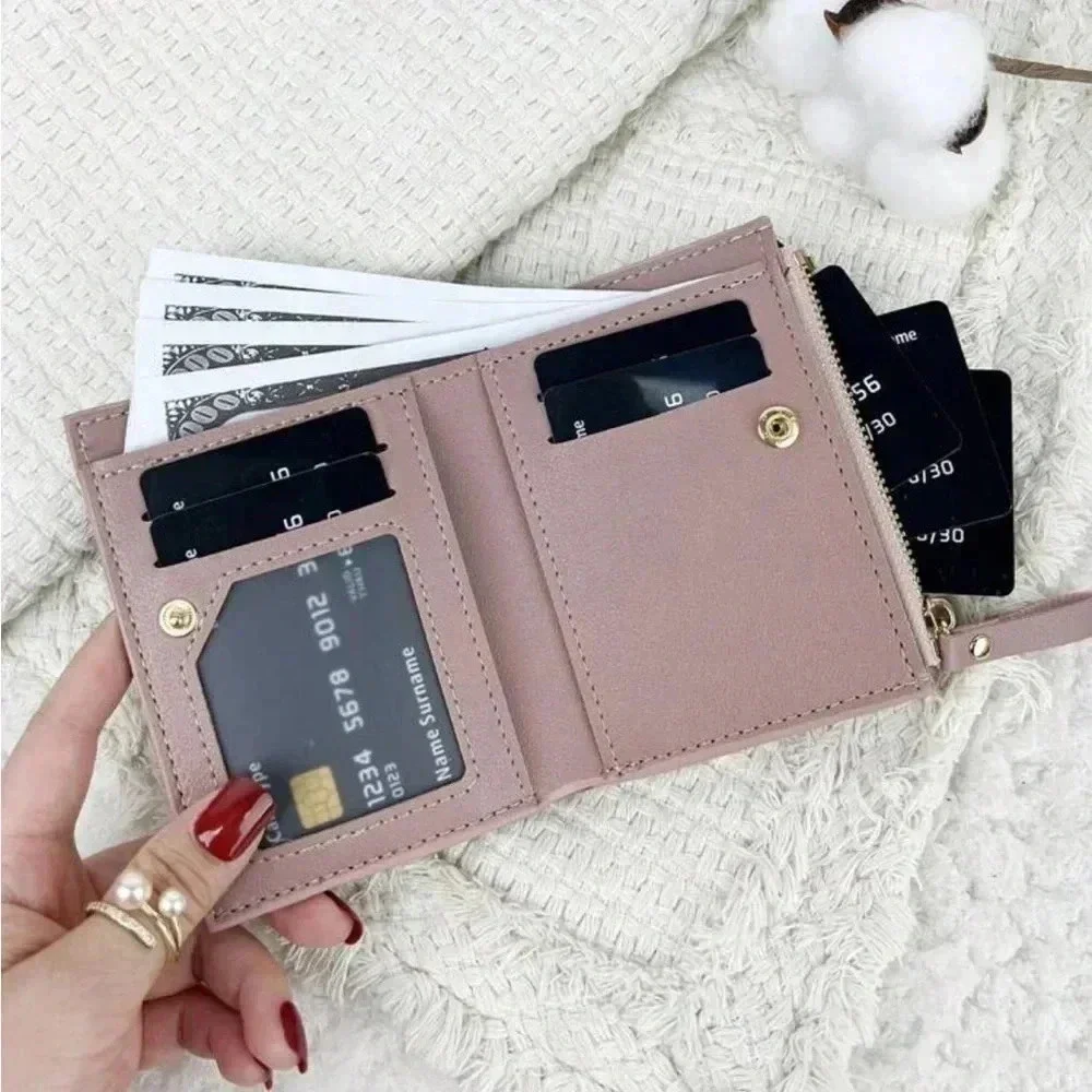 ⚠️Clearance Lilac Purple Fold-over Wallet / Cardholder - Picture 3 of 5